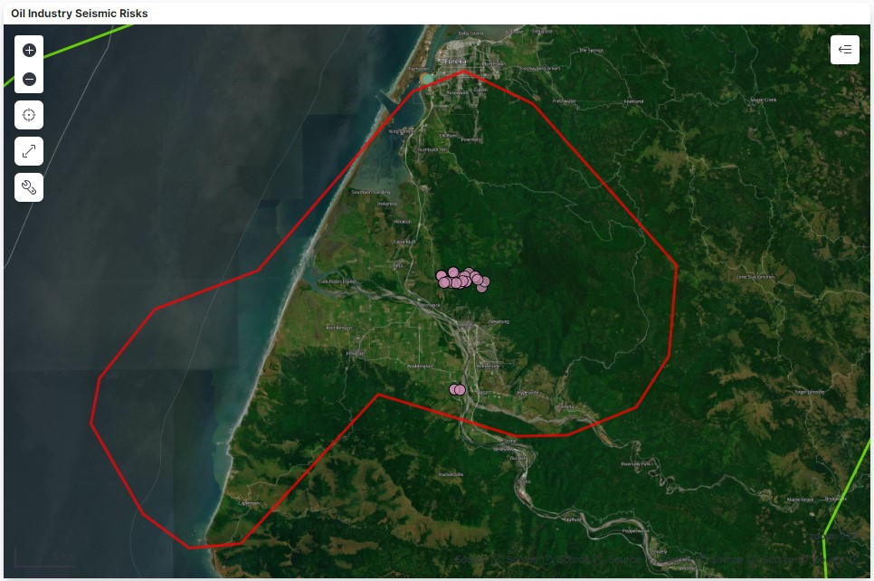 How M6.4 Dec 20, 2022, affected oil and gas sector in northern California.