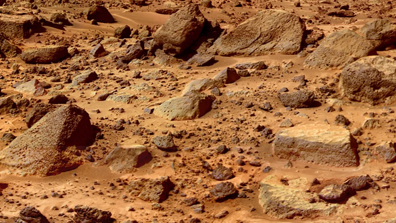 Mars surface