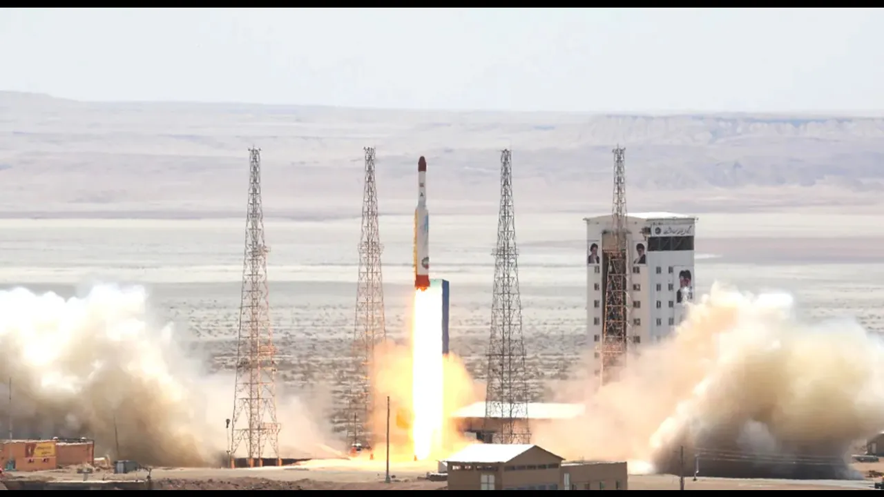 Simorgh rocket launching